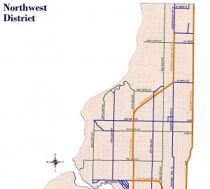 Snow Routes in Broadview 2010